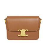 Celine Teen Triomphe Bag In Shiny Calfskin